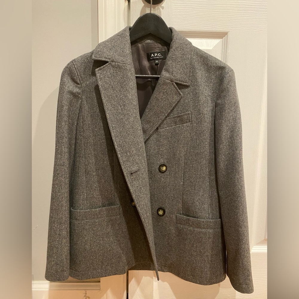 A.P.C. Wool blazer jacket xs